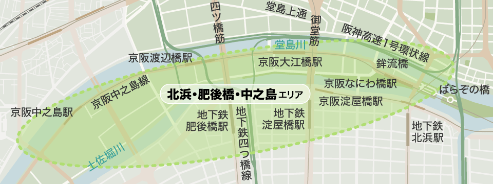 中之島ゾーン Map
